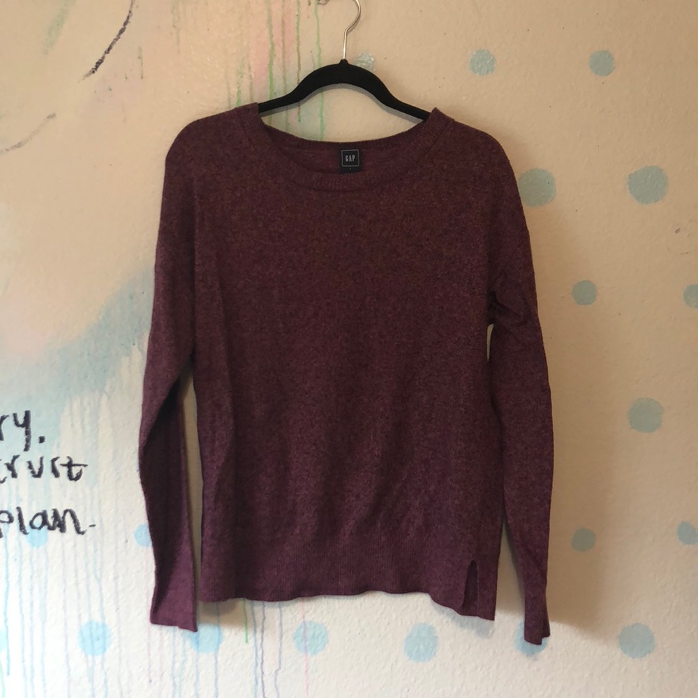 NWOT pink long sleeve gap sweater
